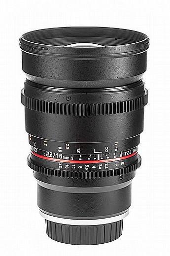 Samyang 16mm f/2.0 ED AS UMC CS Cine / Video For Canon