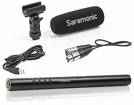 מיקרופון Saramonic SR-TM1 – Super-Cardioid Broadcast XLR Shotgun Condenser