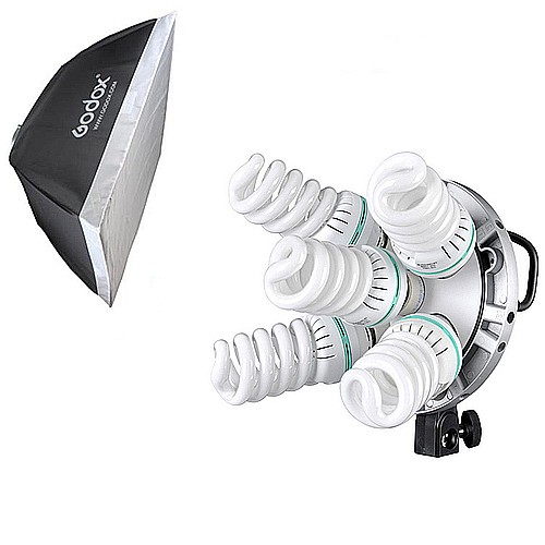 ����� ����� �-5 ����� ���� �������� Godox TL-5K with 60X60cm softbox