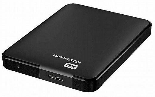 ���� ���� ������ WD ELEMENTS PORTABLE USB 3.0 500GB