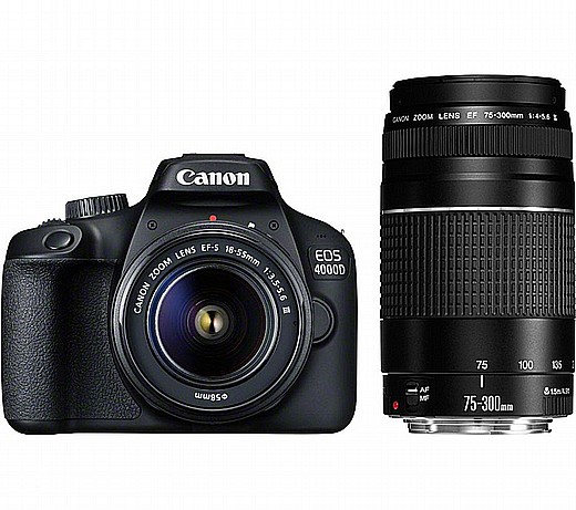 �75-300+Canon EOS 4000D +18-55�-���
