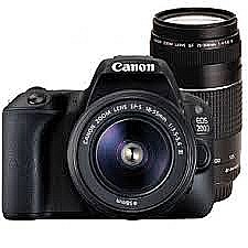 Canon EOS 200D+ 18-55+75-300