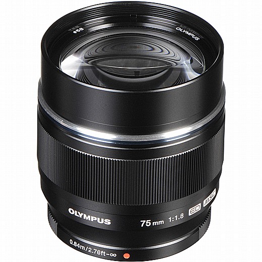 Olympus M.Zuiko Digital ED 75mm f/1.8 Lens 