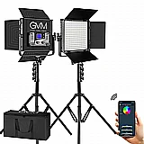 קיט 2 פנסי לד GVM 50RS RGB קיט 2 פנסי לד GVM 50RS RGB