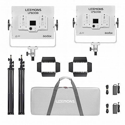 GODOX Litemons LP600BI LED LIGHT 2 KIT