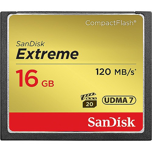 SanDisk Extreme CompactFlash 16G X800