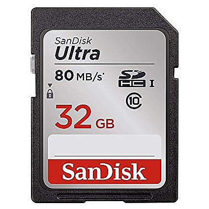 SanDisk ultra SDHC Card 32G class 10 80mb\s