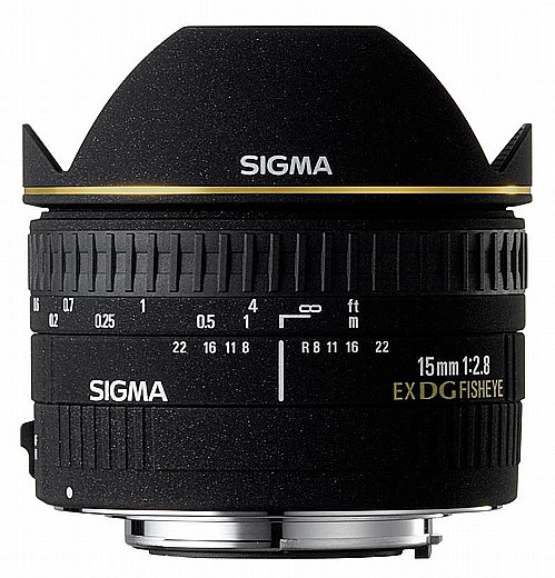  Sigma 15mm f2.8 EX Diagonal Fisheye 