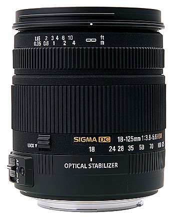 SIGMA 18-125mm F3.8-5.6 DC OS HSM