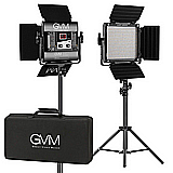 קיט 2 פנסי לד GVM 560D-RGB-2L קיט 2 פנסי לד GVM 560D-RGB-2L